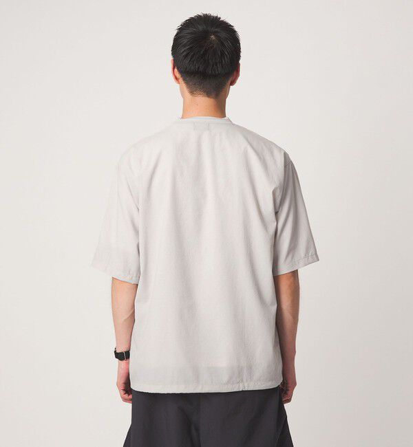 UNITED ARROWS green label relaxing「Dot Air ドローコード クルーネック 半袖 Tシャツ -ストレッチ-」|Tシャツ・カットソー|