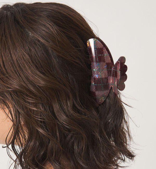 UNITED ARROWS green label relaxing「＜SUI AVA＞ヘアクリップ（M）」|ヘアバンド|MD.BROWN