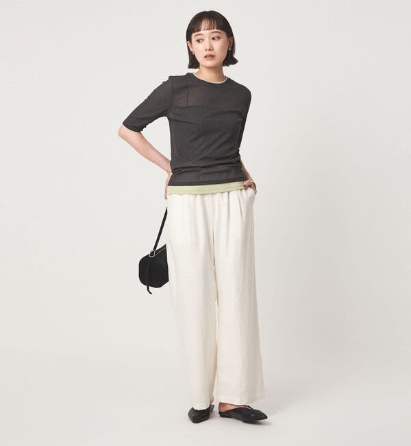 UNITED ARROWS green label relaxing「シアー メランジ Tシャツ」|Tシャツ・カットソー|