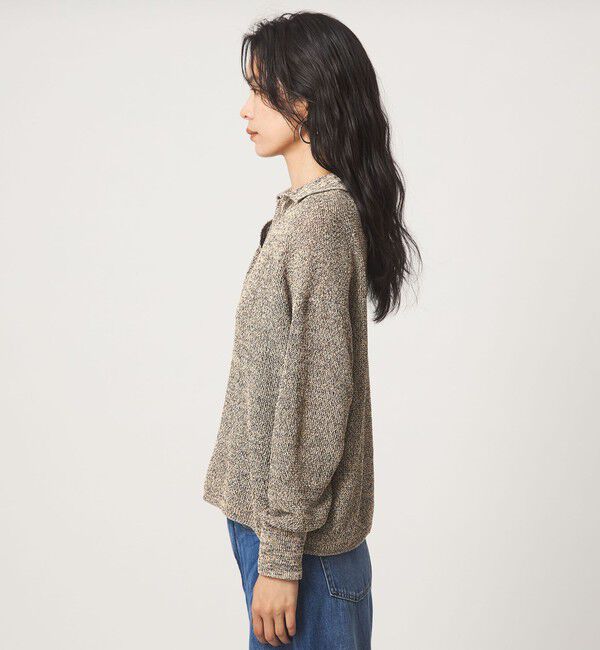 UNITED ARROWS green label relaxing「メランジ スキッパー ニット」|ニット・セーター|