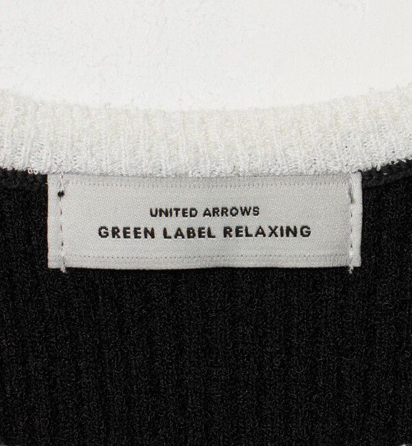 UNITED ARROWS green label relaxing「ハイショク リブ ハーフスリーブ プルオーバー ニット」|ニット・セーター|
