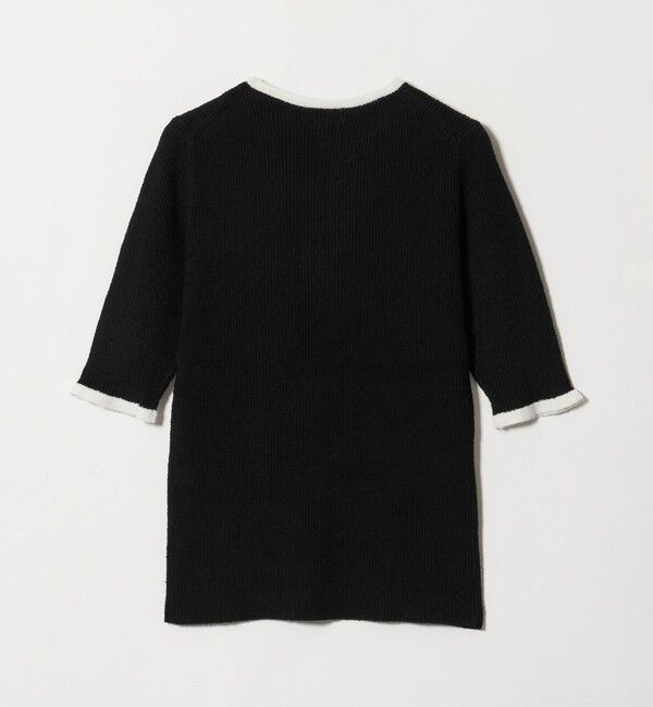 UNITED ARROWS green label relaxing「ハイショク リブ ハーフスリーブ プルオーバー ニット」|ニット・セーター|