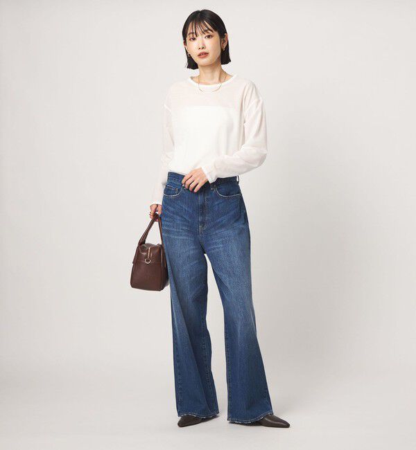 UNITED ARROWS green label relaxing「シアー ロングスリーブ プルオーバー カットソー」|Tシャツ・カットソー|
