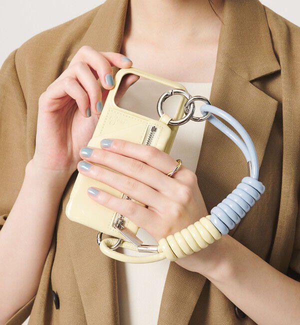 BEAUTY&YOUTH UNITED ARROWS「＜ajew＞パテント コイル ストラップ」|モバイルケース|
