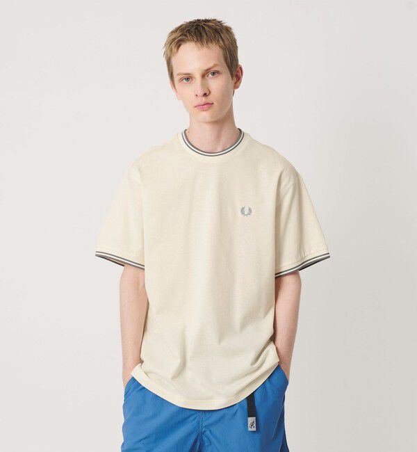 BEAUTY&YOUTH UNITED ARROWS「【別注】＜FRED PERRY＞ツインティップ クルーネック Tシャツ」|Tシャツ・カットソー|