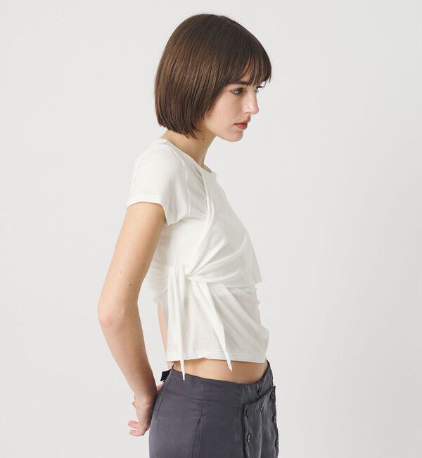 ATTISESSION「＜ATTISESSION＞レイヤード ラップ Tシャツ」|Tシャツ・カットソー|