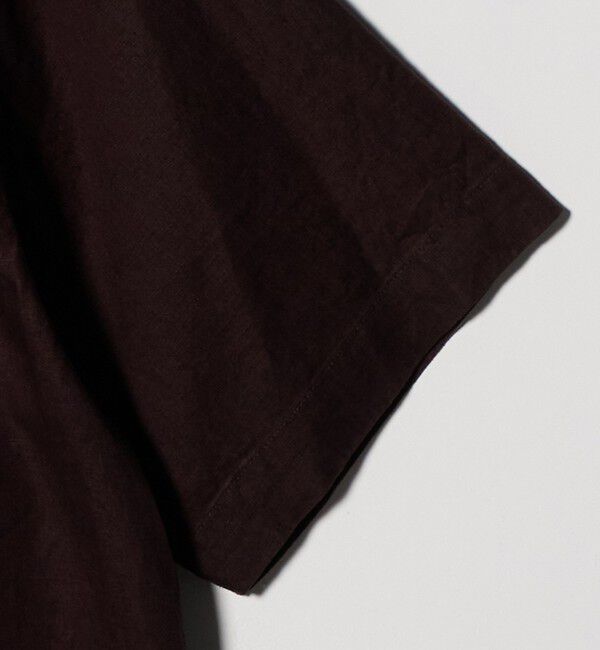 BEAUTY&YOUTH UNITED ARROWS「HI-LINE シュリンク リネン ハーフ スリーブ シャツ」|シャツ・ブラウス|