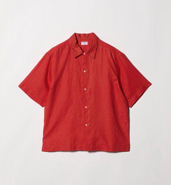 BEAUTY&YOUTH UNITED ARROWS「HI-LINE シュリンク リネン ハーフ スリーブ シャツ」|シャツ・ブラウス|