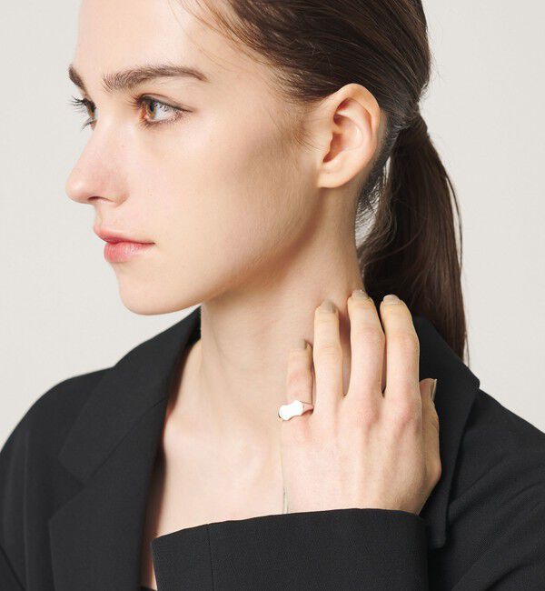 BEAUTY&YOUTH UNITED ARROWS「＜eoa＞オーヴァル ピンキー リング シルバー」|リング|