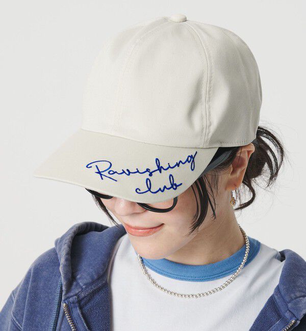 BEAUTY&YOUTH UNITED ARROWS「【別注】＜Revis.＞ブリム エンブロイダリー キャップ」|キャップ・キャスケット|NATURAL