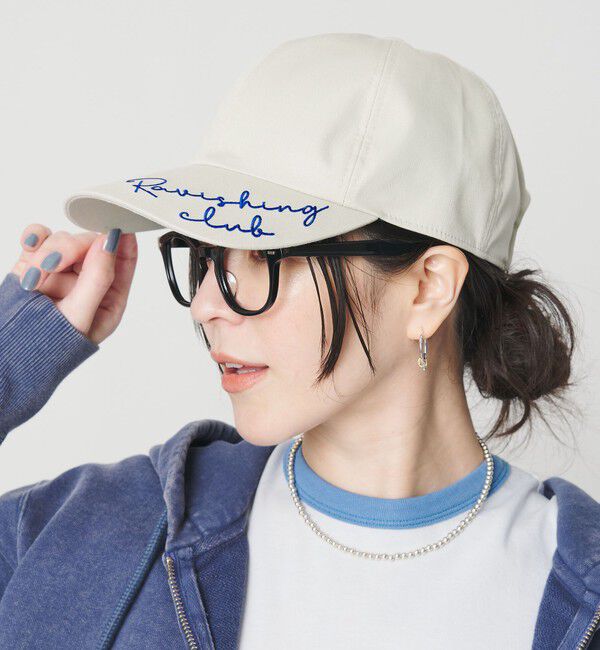 BEAUTY&YOUTH UNITED ARROWS「【別注】＜Revis.＞ブリム エンブロイダリー キャップ」|キャップ・キャスケット|