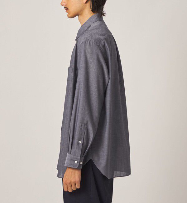 STEVEN ALAN「＜Steven Alan＞ サイロ ウール レギュラーカラー シャツ LOOSE」|シャツ・ブラウス|