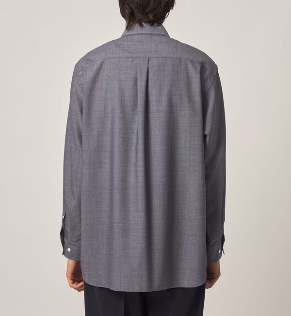 STEVEN ALAN「＜Steven Alan＞ サイロ ウール レギュラーカラー シャツ LOOSE」|シャツ・ブラウス|