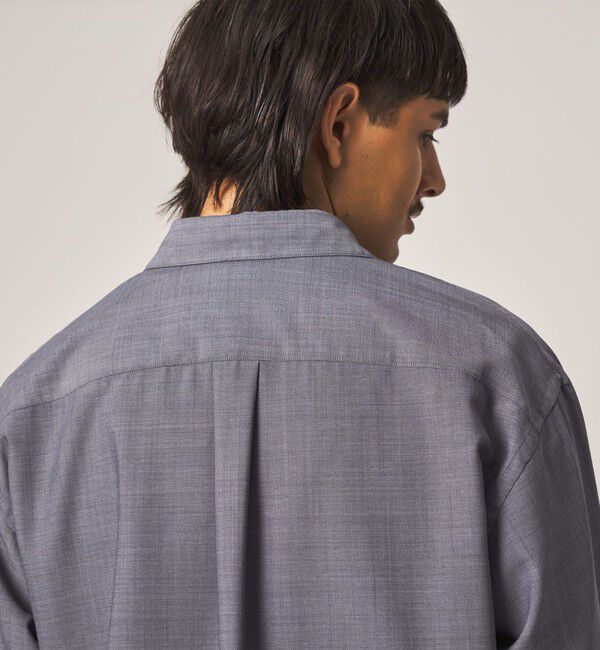 STEVEN ALAN「＜Steven Alan＞ サイロ ウール レギュラーカラー シャツ LOOSE」|シャツ・ブラウス|