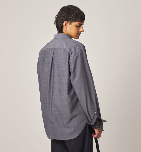 STEVEN ALAN「＜Steven Alan＞ サイロ ウール レギュラーカラー シャツ LOOSE」|シャツ・ブラウス|
