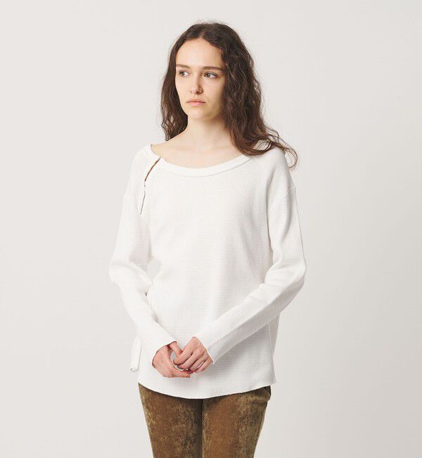 ATTISESSION「＜ATTISESSION＞ホック サーマル トップス」|Tシャツ・カットソー|