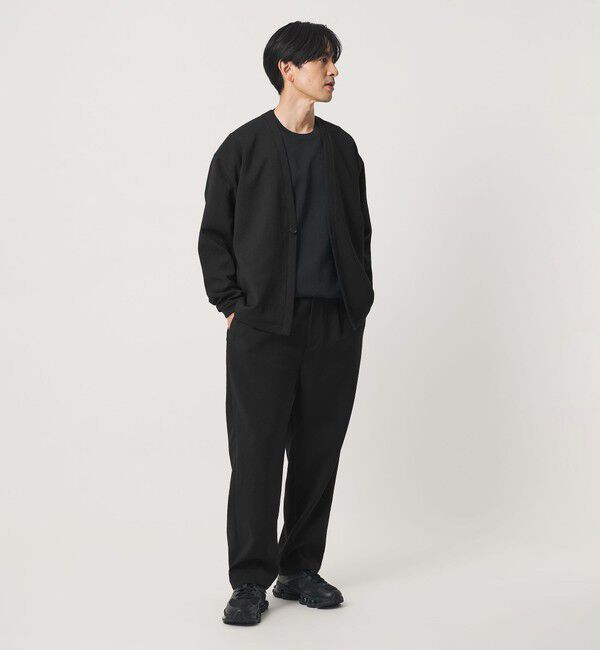 BEAUTY&YOUTH UNITED ARROWS「DUAL PACK 3.0 1プリーツ イージー パンツ NO.8 ヨコストレッチ UVカット ウォッシャブル セットアップ対応」|チノ|