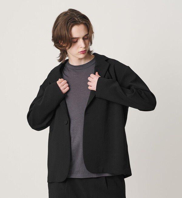 BEAUTY&YOUTH UNITED ARROWS「DUAL PACK 3.0 1B リラックス ジャケット ヨコストレッチ UVカット ウォッシャブル セットアップ対応」|テーラードジャケット|