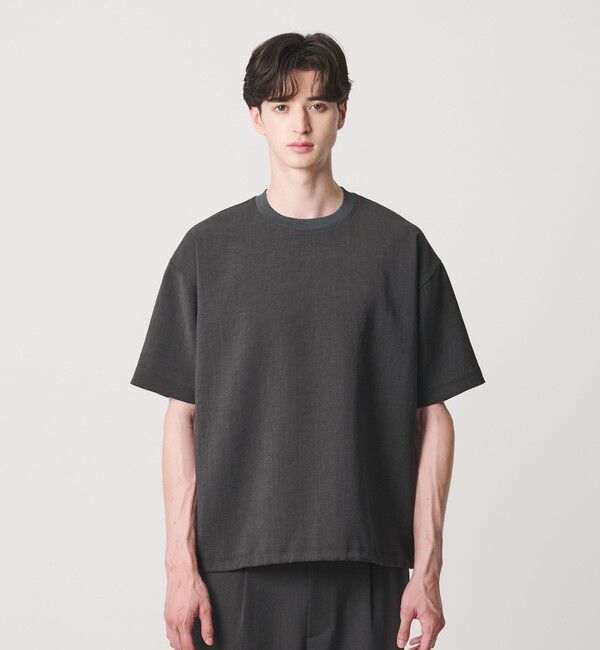 BEAUTY&YOUTH UNITED ARROWS「DUAL PACK 3.0 アジャスト クルーネック Tシャツ ヨコストレッチ UVカット ウォッシャブル セットアップ対」|Tシャツ・カットソー|