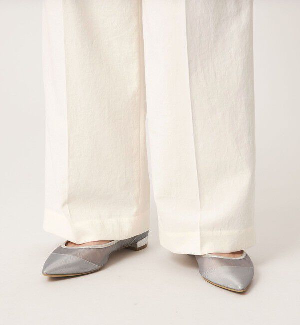 UNITED ARROWS green label relaxing「［size SHORT/TALLあり］2タック ワイド パンツ ホワイト」|その他|