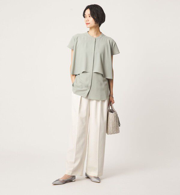 UNITED ARROWS green label relaxing「［size SHORT/TALLあり］2タック ワイド パンツ ホワイト」|その他|