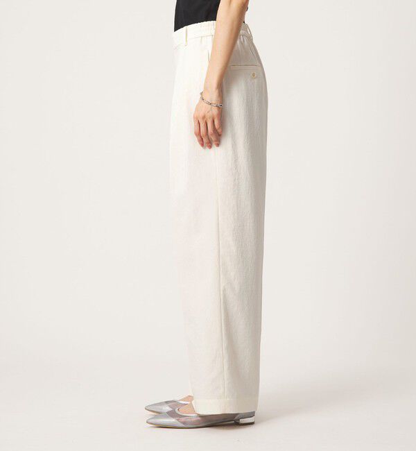 UNITED ARROWS green label relaxing「［size SHORT/TALLあり］2タック ワイド パンツ ホワイト」|その他|
