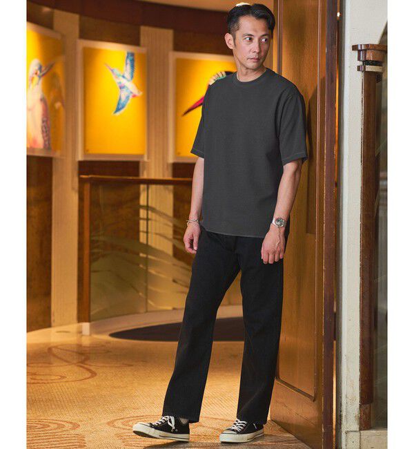 UNITED ARROWS green label relaxing「Somarti ワッフル クルーネック 半袖 Tシャツ -遮熱・UVカット・吸水速乾-」|Tシャツ・カットソー|
