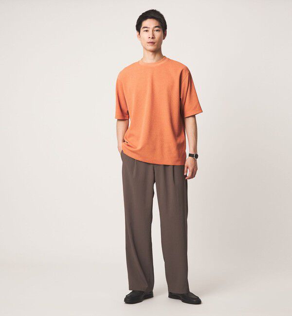 UNITED ARROWS green label relaxing「Somarti ワッフル クルーネック 半袖 Tシャツ -遮熱・UVカット・吸水速乾-」|Tシャツ・カットソー|
