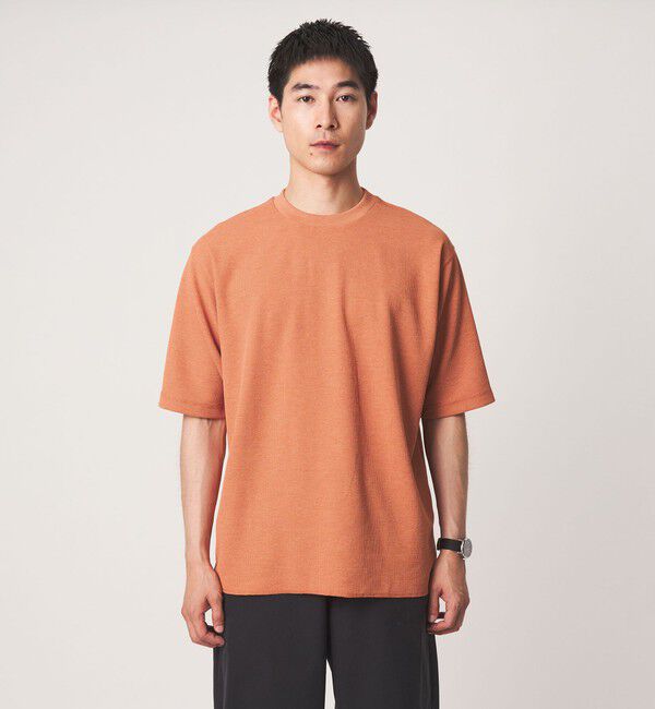 UNITED ARROWS green label relaxing「Somarti ワッフル クルーネック 半袖 Tシャツ -遮熱・UVカット・吸水速乾-」|Tシャツ・カットソー|