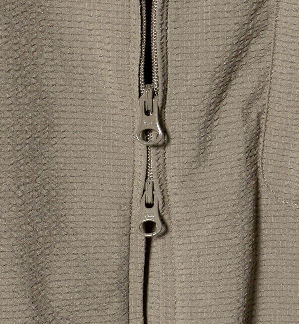 UNITED ARROWS「DotAir ドットエア サッカー ジップ シャツ　吸水速乾」|シャツ・ブラウス|