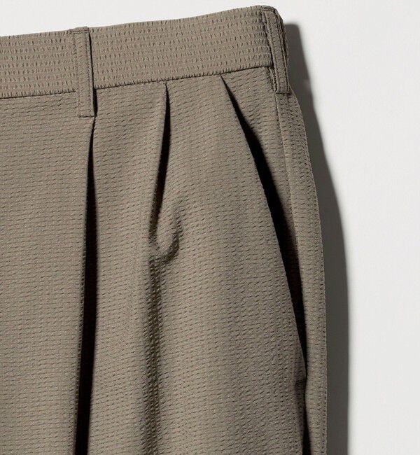 UNITED ARROWS「DotAir ドットエア サッカー ヘムコード 2プリーツ パンツ　吸水速乾」|その他|