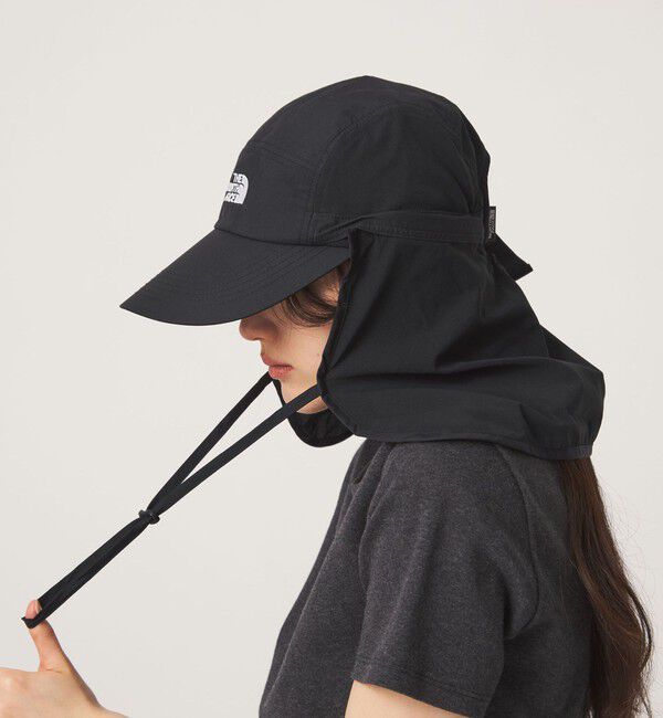 UNITED ARROWS green label relaxing「【WEB限定】＜THE NORTH FACE＞サンシールド キャップ」|キャップ・キャスケット|BLACK