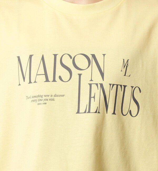 UNITED ARROWS green label relaxing「バック タック ロゴ Tシャツ」|Tシャツ・カットソー|