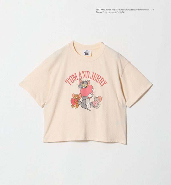 UNITED ARROWS green label relaxing「【別注】＜URBAMENT＞TOM and JERRY Tシャツ / キッズ 140cm-150cm」|Tシャツ・カットソー|OFF WHITE