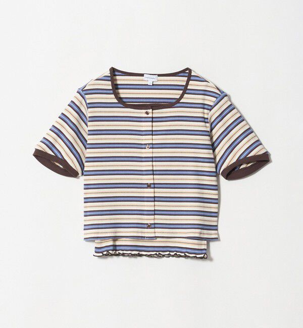 UNITED ARROWS green label relaxing「ボーダー カーディガン キャミソール セット / キッズ 140cm-160cm」|Tシャツ・カットソー|MD.BROWN