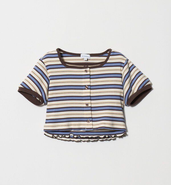 UNITED ARROWS green label relaxing「ボーダー カーディガン キャミソール セット / キッズ 110cm-130cm」|Tシャツ・カットソー|MD.BROWN