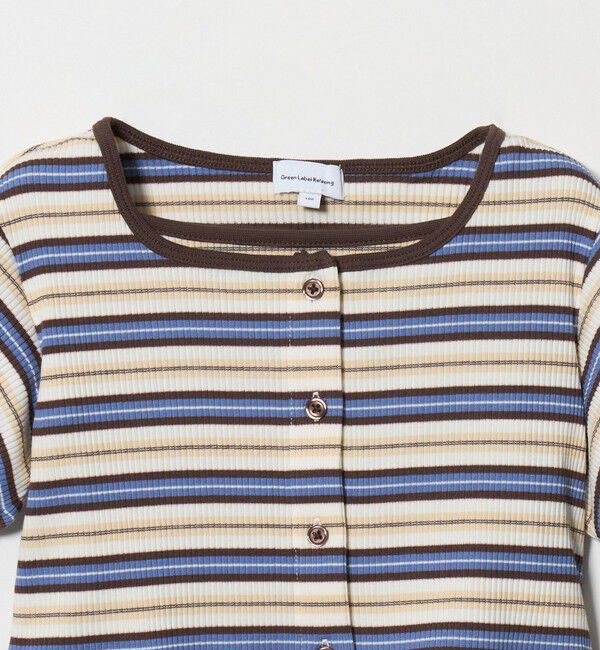 UNITED ARROWS green label relaxing「ボーダー カーディガン キャミソール セット / キッズ 110cm-130cm」|Tシャツ・カットソー|
