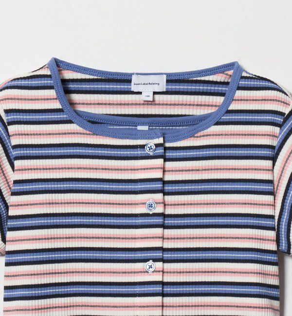 UNITED ARROWS green label relaxing「ボーダー カーディガン キャミソール セット / キッズ 110cm-130cm」|Tシャツ・カットソー|