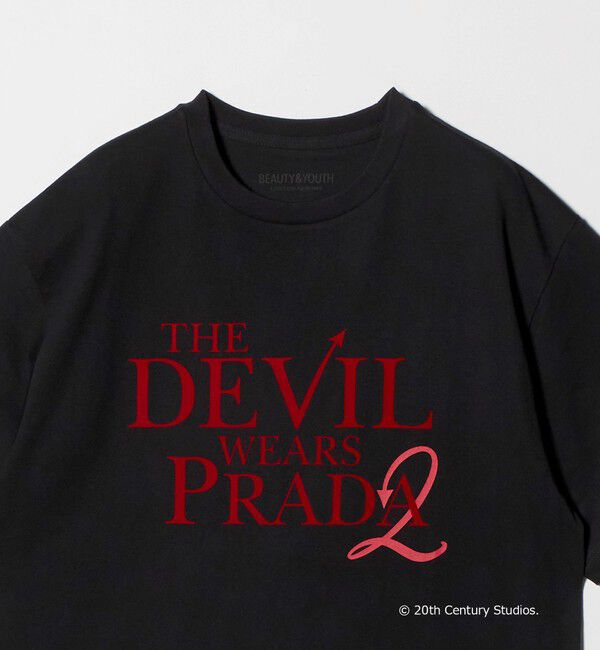 BEAUTY&YOUTH UNITED ARROWS「【別注】＜プラダを着た悪魔2＞ ロゴ プリント Tシャツ」|Tシャツ・カットソー|