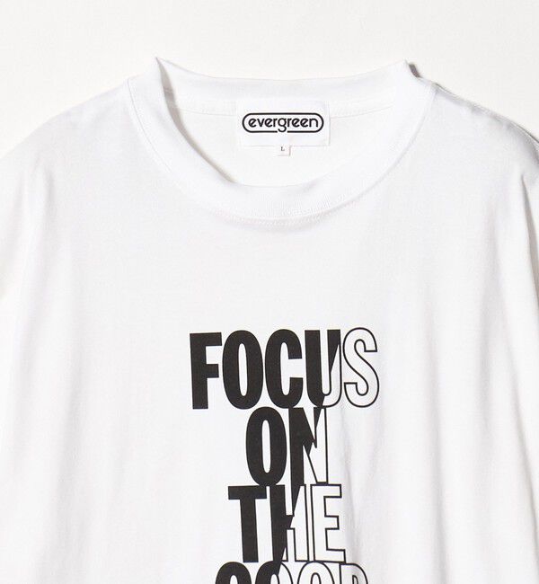 BEAUTY&YOUTH UNITED ARROWS「＜evergreen＞FOCUS プリント Tシャツ」|Tシャツ・カットソー|