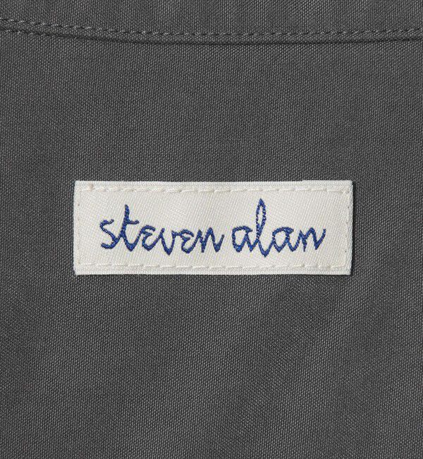 STEVEN ALAN「＜Steven Alan＞ ドレープ オープンカラー ショートスリーブ シャツ BOX」|シャツ・ブラウス|