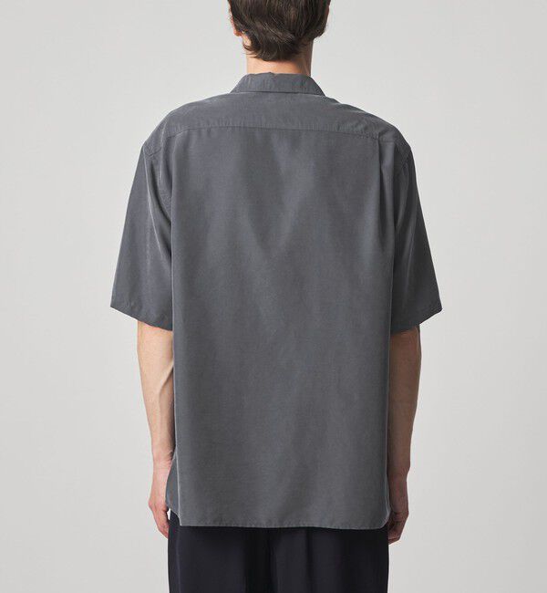 STEVEN ALAN「＜Steven Alan＞ ドレープ オープンカラー ショートスリーブ シャツ BOX」|シャツ・ブラウス|