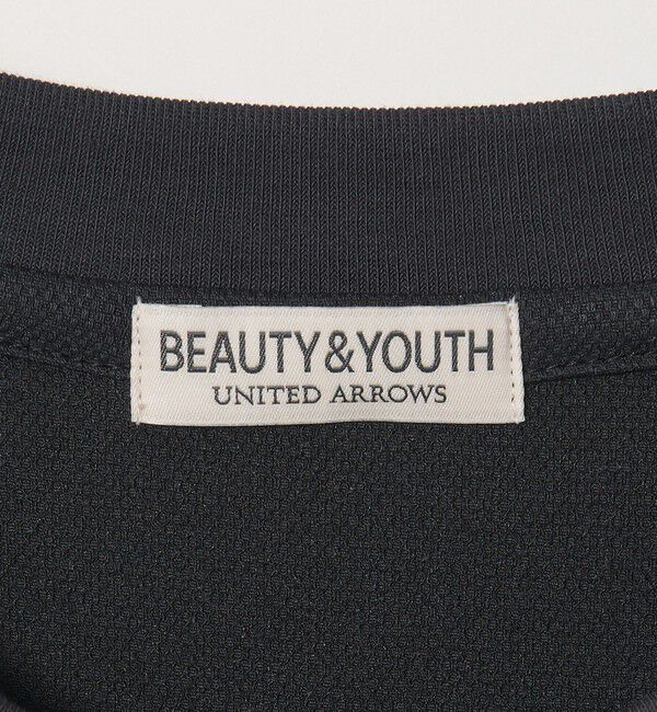 BEAUTY&YOUTH UNITED ARROWS「Air Dobby ワイドテーパード クルーネック Tシャツ ヨコストレッチ 吸水速乾 ウォッシャブル」|Tシャツ・カットソー|