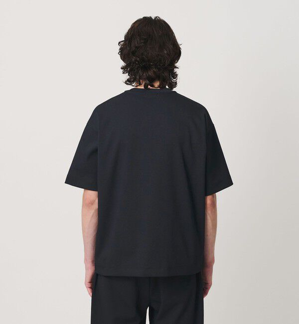 BEAUTY&YOUTH UNITED ARROWS「Air Dobby ワイドテーパード クルーネック Tシャツ ヨコストレッチ 吸水速乾 ウォッシャブル」|Tシャツ・カットソー|