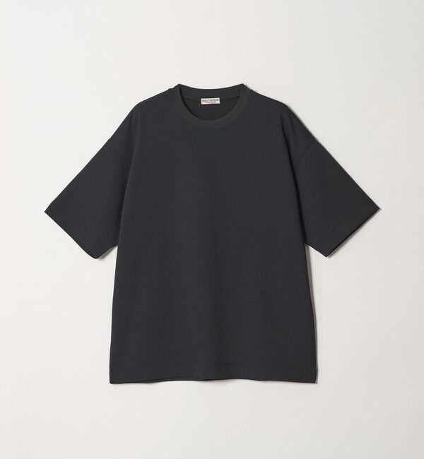 BEAUTY&YOUTH UNITED ARROWS「Air Dobby ワイドテーパード クルーネック Tシャツ ヨコストレッチ 吸水速乾 ウォッシャブル」|Tシャツ・カットソー|