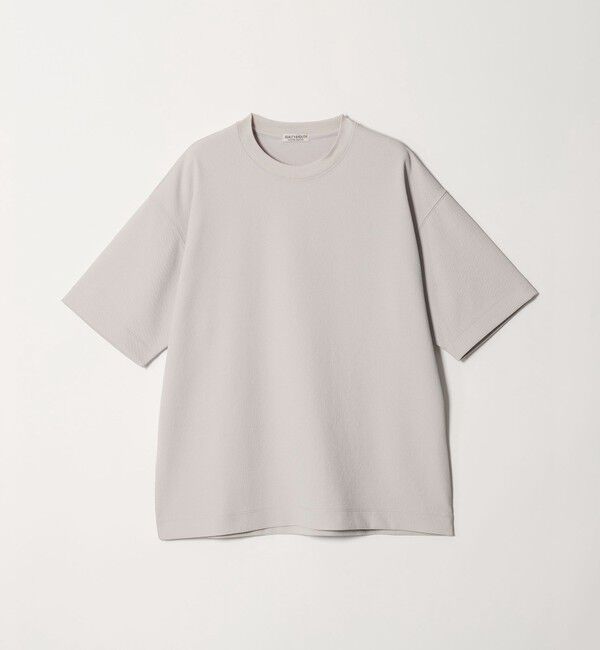 BEAUTY&YOUTH UNITED ARROWS「Air Dobby ワイドテーパード クルーネック Tシャツ ヨコストレッチ 吸水速乾 ウォッシャブル」|Tシャツ・カットソー|