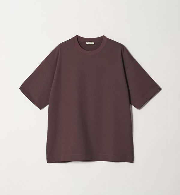 BEAUTY&YOUTH UNITED ARROWS「Air Dobby ワイドテーパード クルーネック Tシャツ ヨコストレッチ 吸水速乾 ウォッシャブル」|Tシャツ・カットソー|