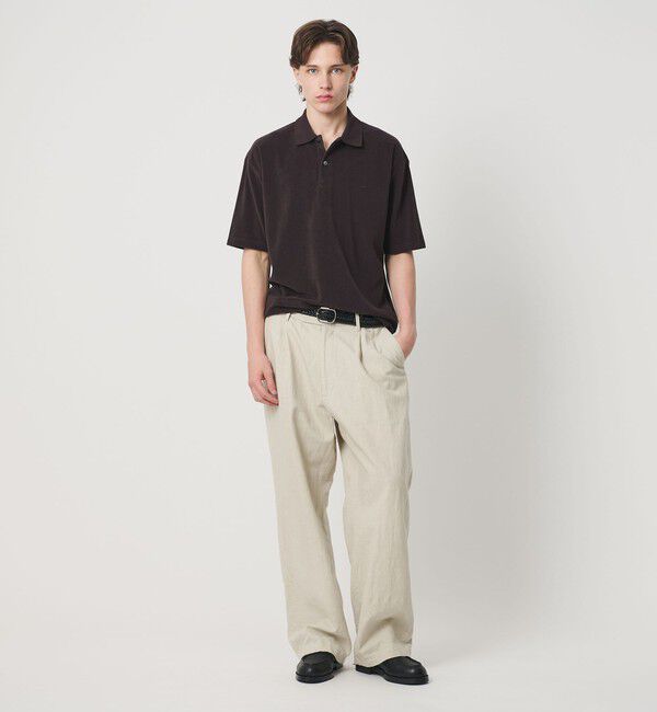 BEAUTY&YOUTH UNITED ARROWS「＜LACOSTE for BEAUTY&YOUTH＞ ワントーン パイル ショートスリーブ ポロシャツ」|Tシャツ・カットソー|