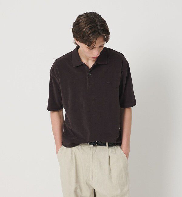 BEAUTY&YOUTH UNITED ARROWS「＜LACOSTE for BEAUTY&YOUTH＞ ワントーン パイル ショートスリーブ ポロシャツ」|Tシャツ・カットソー|