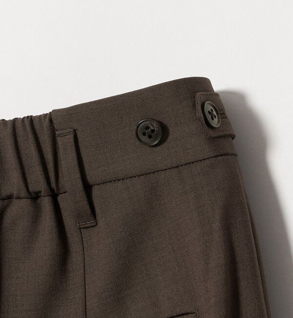 BEAUTY&YOUTH UNITED ARROWS「ポリエステルブレンド ２タック タブワイドパンツ ウォッシャブル 防シワ」|その他|
